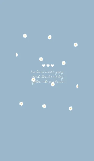 [LINE着せ替え] Daisy Days :blueの画像1