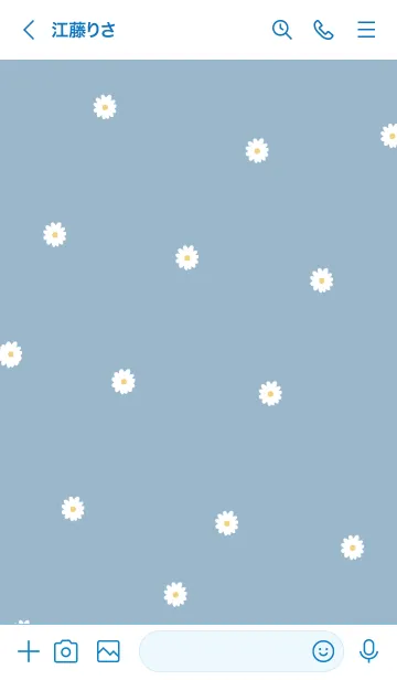[LINE着せ替え] Daisy Days :blueの画像3