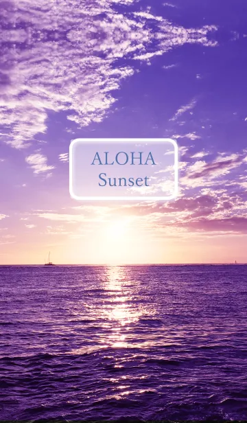 [LINE着せ替え] ALOHA Sunset..114の画像1