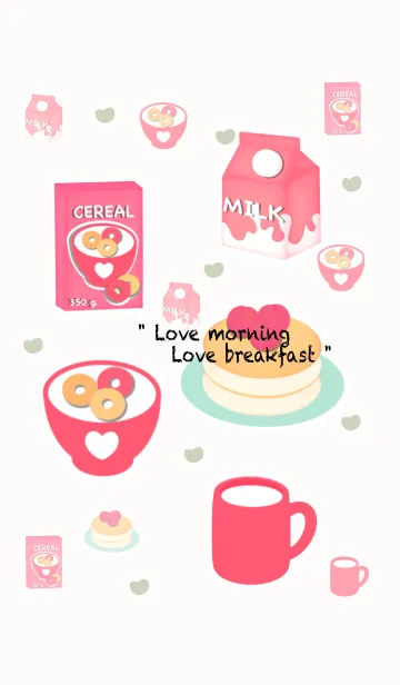 [LINE着せ替え] Breakfast time 3 :)の画像1