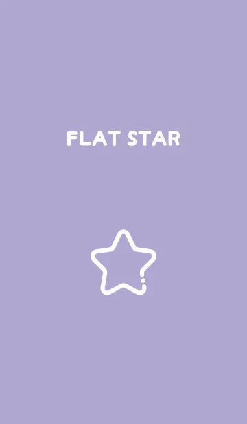 [LINE着せ替え] FLAT STAR / Crocusの画像1