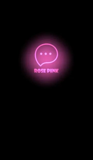 [LINE着せ替え] Rose Pink Neon Theme V2 (JP)の画像1