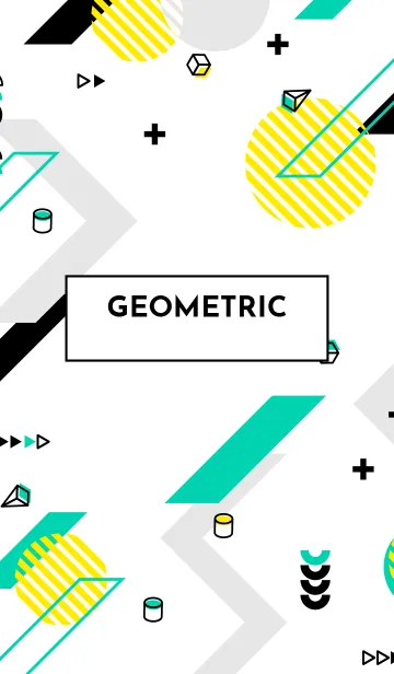 [LINE着せ替え] Geometric Whigreenの画像1