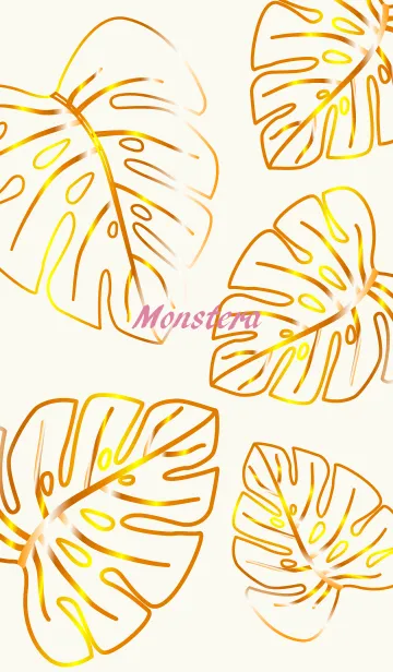 [LINE着せ替え] Monstera..27の画像1