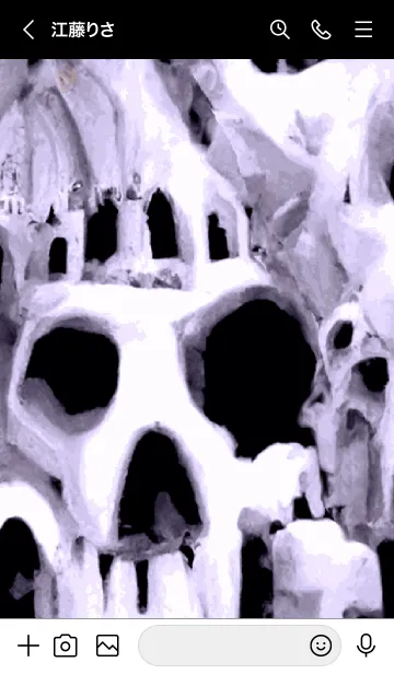 [LINE着せ替え] 妖精たちの骨の城の画像3