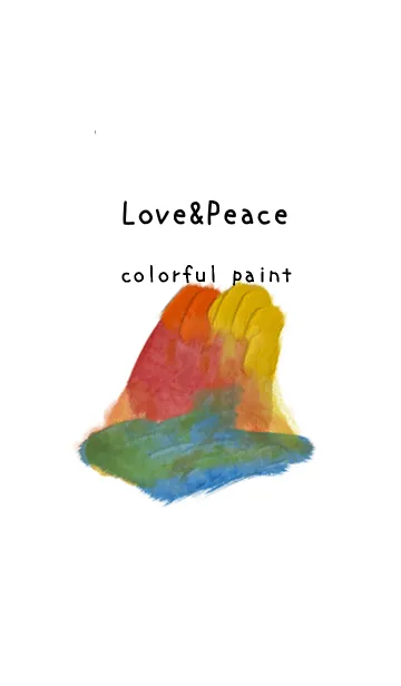 [LINE着せ替え] 油絵アート【colorful paint 197】の画像1