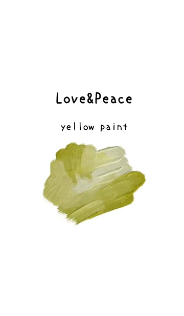 [LINE着せ替え] 油絵アート【yellow paint 198】の画像1