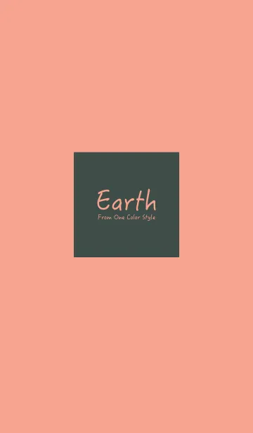 [LINE着せ替え] Earth／ピンクモスグリーンの画像1