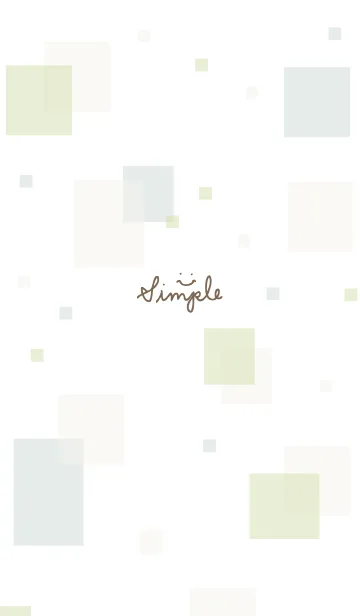 [LINE着せ替え] 大人シンプル四角26の画像1