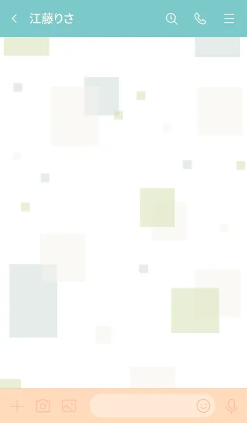 [LINE着せ替え] 大人シンプル四角26の画像3