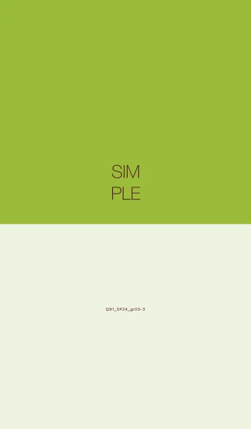 [LINE着せ替え] Q91_24_グリーン3-3の画像1