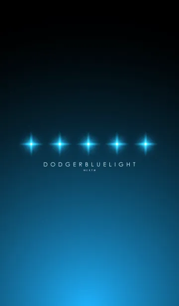 [LINE着せ替え] DODGER BLUE STARLIGHTの画像1