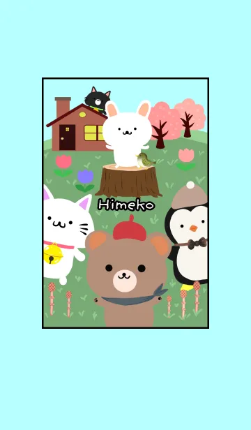 [LINE着せ替え] ひめこ☆ほっこりかわいい春の着せかえの画像1