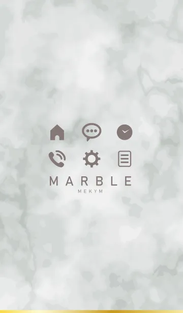 [LINE着せ替え] Marble / SIMPLE ICON 4の画像1