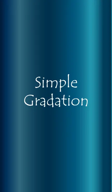 [LINE着せ替え] Simple Gradation -GlossyBlueGreen-の画像1