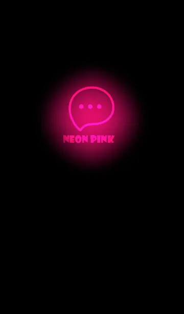 [LINE着せ替え] Neon Pink Neon Theme V2 (JP)の画像1