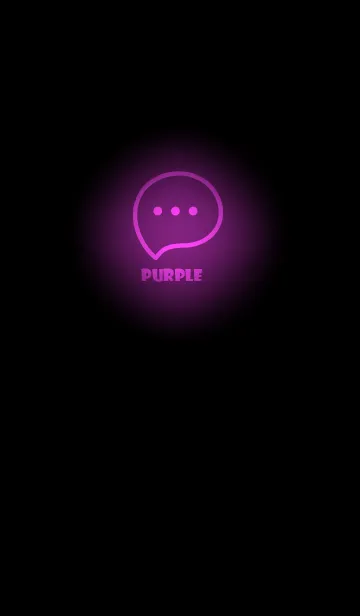 [LINE着せ替え] Purple Neon Theme V2 (JP)の画像1