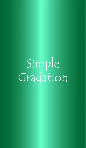 [LINE着せ替え] Simple Gradation -GlossyGreen 11-の画像1