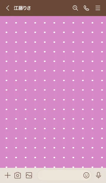 [LINE着せ替え] 水玉カラーノートの着せかえ/くすみピンクの画像3