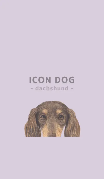 [LINE着せ替え] ICON DOG - ダックスフンド - PASTEL PL/10の画像1