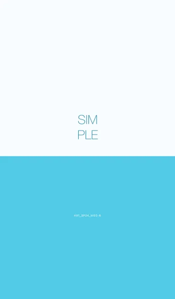 [LINE着せ替え] 491_24_ブルー3-6の画像1