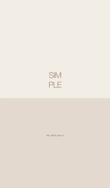 [LINE着せ替え] 491_24_ブラウン2-6の画像1