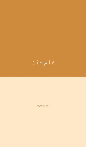 [LINE着せ替え] q91_26_ブラウン4-6の画像1