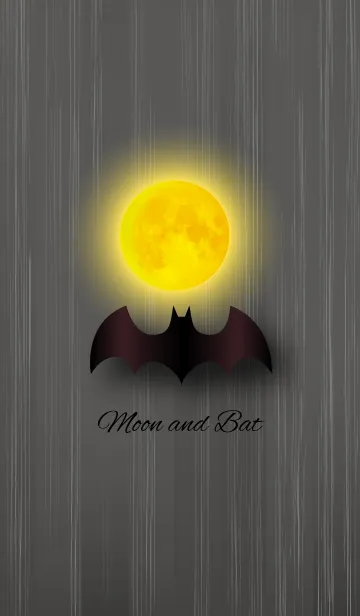 [LINE着せ替え] Moon and Bat 2の画像1