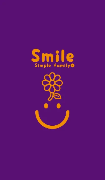 [LINE着せ替え] スマイル＆flower ビオレの画像1