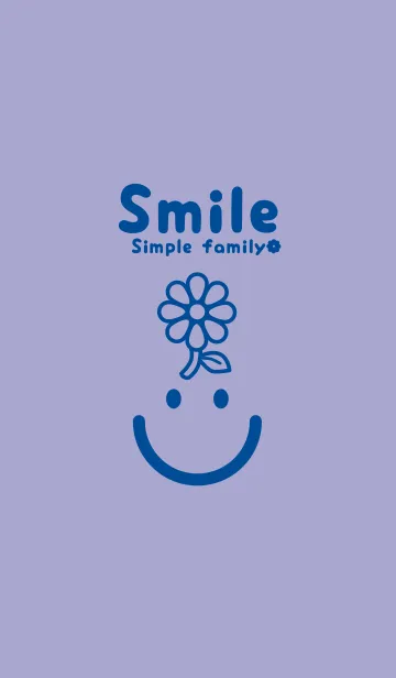 [LINE着せ替え] スマイル＆flower ペールオーキッドの画像1