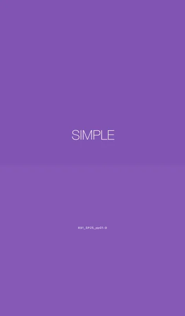 [LINE着せ替え] 891_25_パープル1-9の画像1