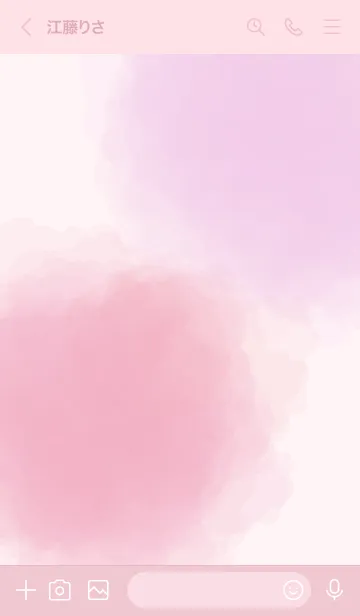 [LINE着せ替え] 可愛いパステルカラー/pinkの画像3