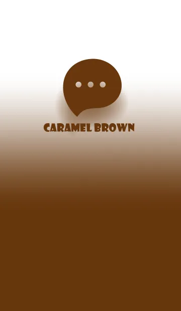 [LINE着せ替え] Caramel Brown & White Theme V.2 (JP)の画像1