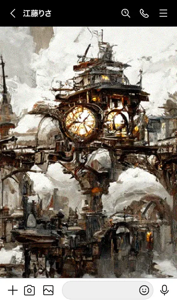 [LINE着せ替え] 蒸気機関の街の画像3