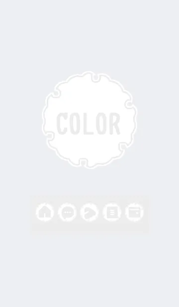 [LINE着せ替え] bw color G06の画像1