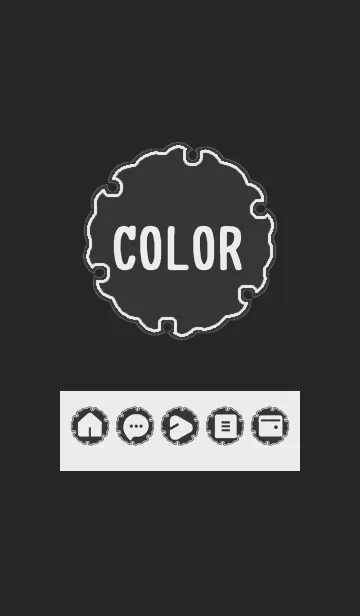 [LINE着せ替え] bw color G07の画像1