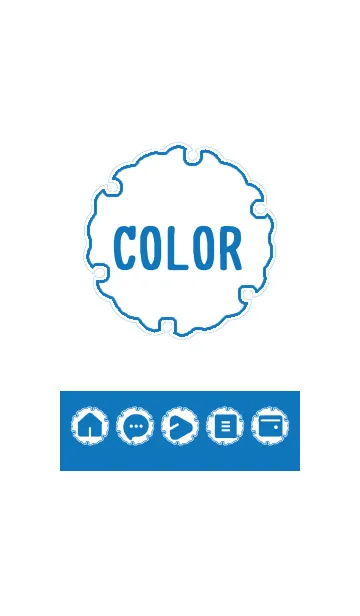 [LINE着せ替え] bw color G09の画像1