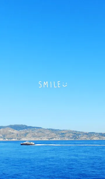 [LINE着せ替え] 青い海と空と船21の画像1