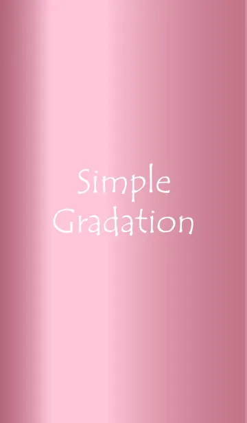 [LINE着せ替え] Simple Gradation -GlossyPink 26-の画像1