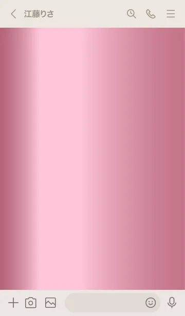 [LINE着せ替え] Simple Gradation -GlossyPink 26-の画像3