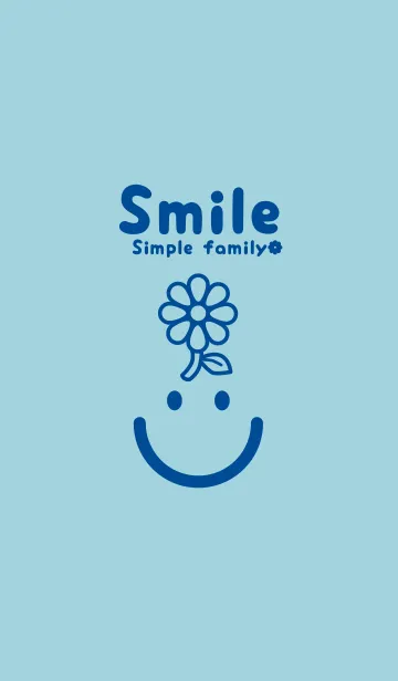 [LINE着せ替え] スマイル＆flower スプレーグリーンの画像1