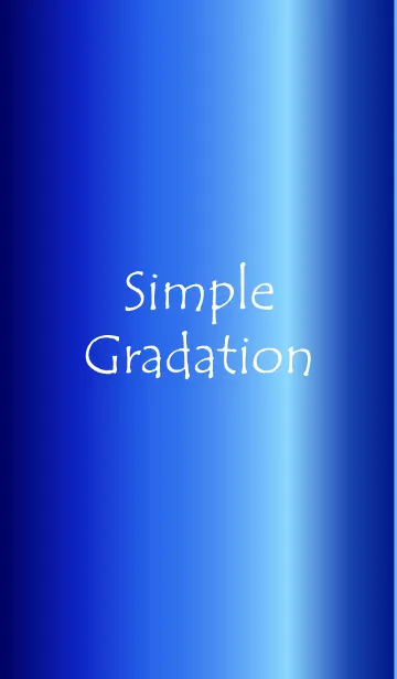 [LINE着せ替え] Simple Gradation -GlossyBlue 19-の画像1