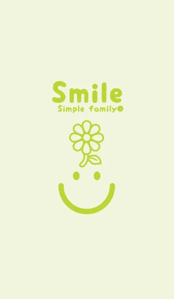 [LINE着せ替え] スマイル＆flower 白百合の画像1