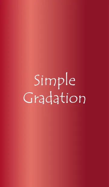 [LINE着せ替え] Simple Gradation -GlossyRed 9-の画像1