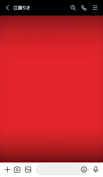 [LINE着せ替え] Rose Red Neon Theme V2 (JP)の画像3