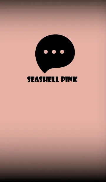 [LINE着せ替え] Seashell Pink And Black V.2 (JP)の画像1