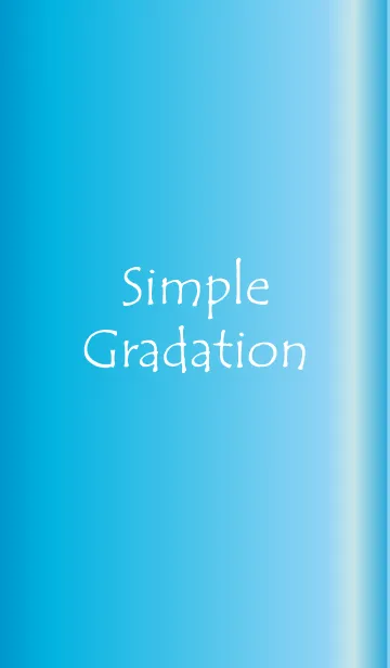 [LINE着せ替え] Simple Gradation -GlossyBlue 20-の画像1