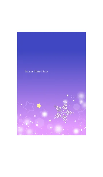 [LINE着せ替え] Secret Happy Star 3の画像1