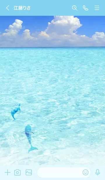 [LINE着せ替え] 夏の海 Beautiful sea in summer2の画像3