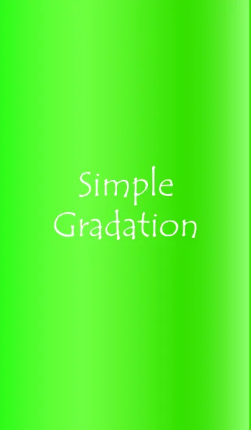 [LINE着せ替え] Simple Gradation -GlossyGreen 12-の画像1